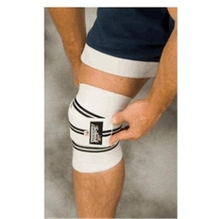 FITNESSFIRST 78 in. Schiek Heavy Duty Knee Wraps - White FI124219